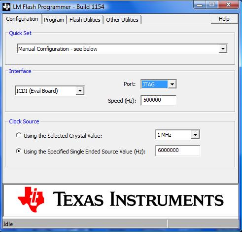 USB flash configuration